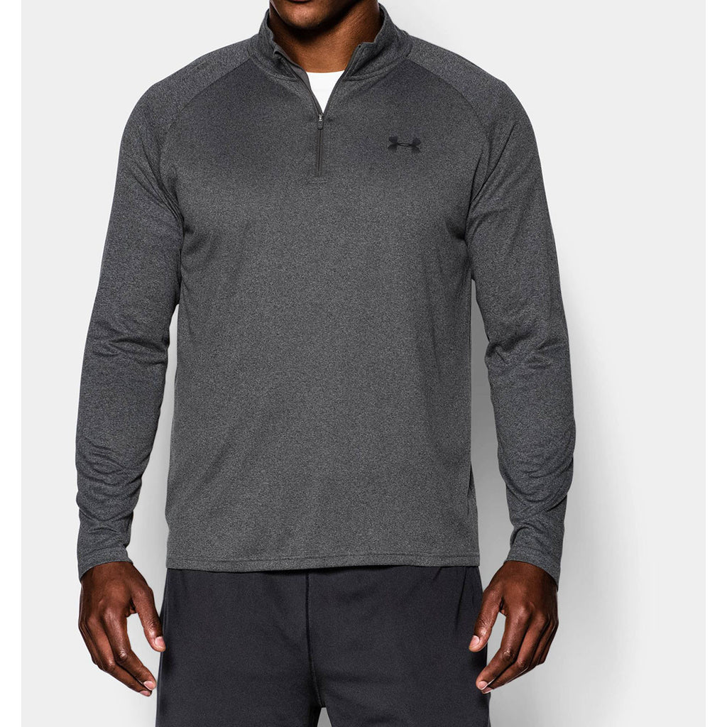 Under Armour Men's Carbon Heather Tech Quarter Zip