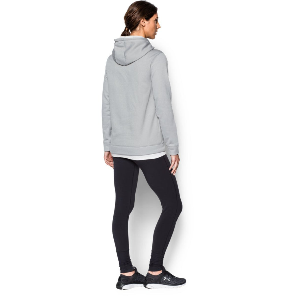 Under Armour Women's True Gray Heather Storm Armour Fleece Hoodie