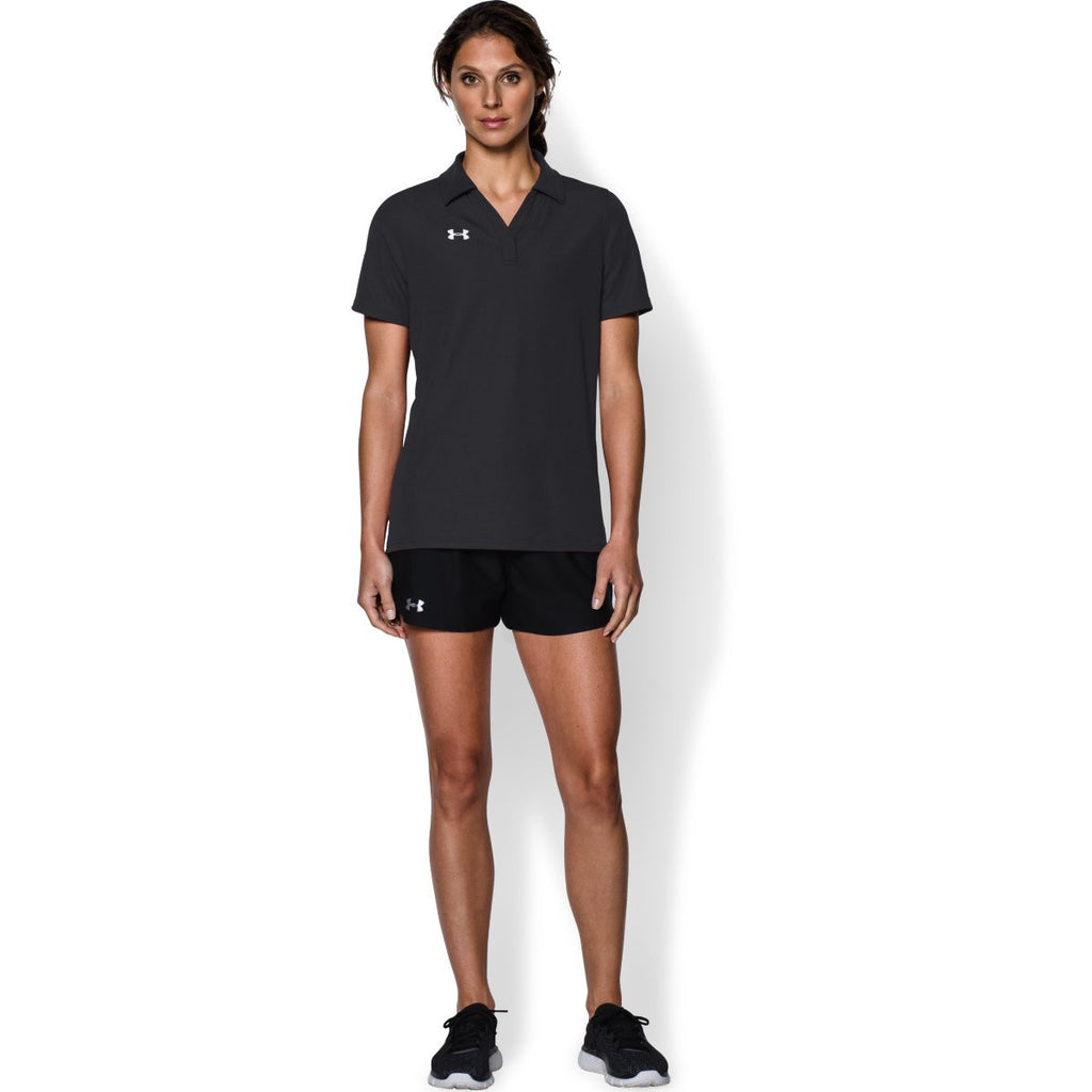 Under Armour Women's Black Performance Team Polo