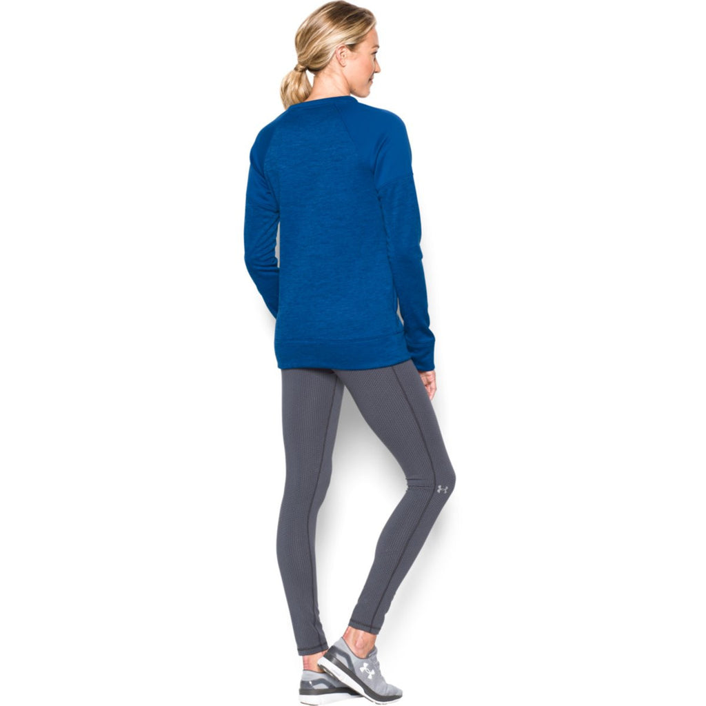 Under Armour Women's Royal Novelty Armour Fleece Crew