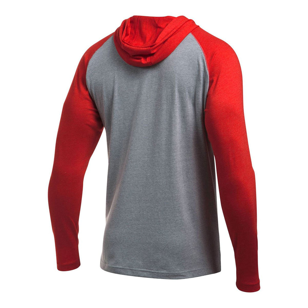 Under Armour Men's Red/Steel Stadium Hoody