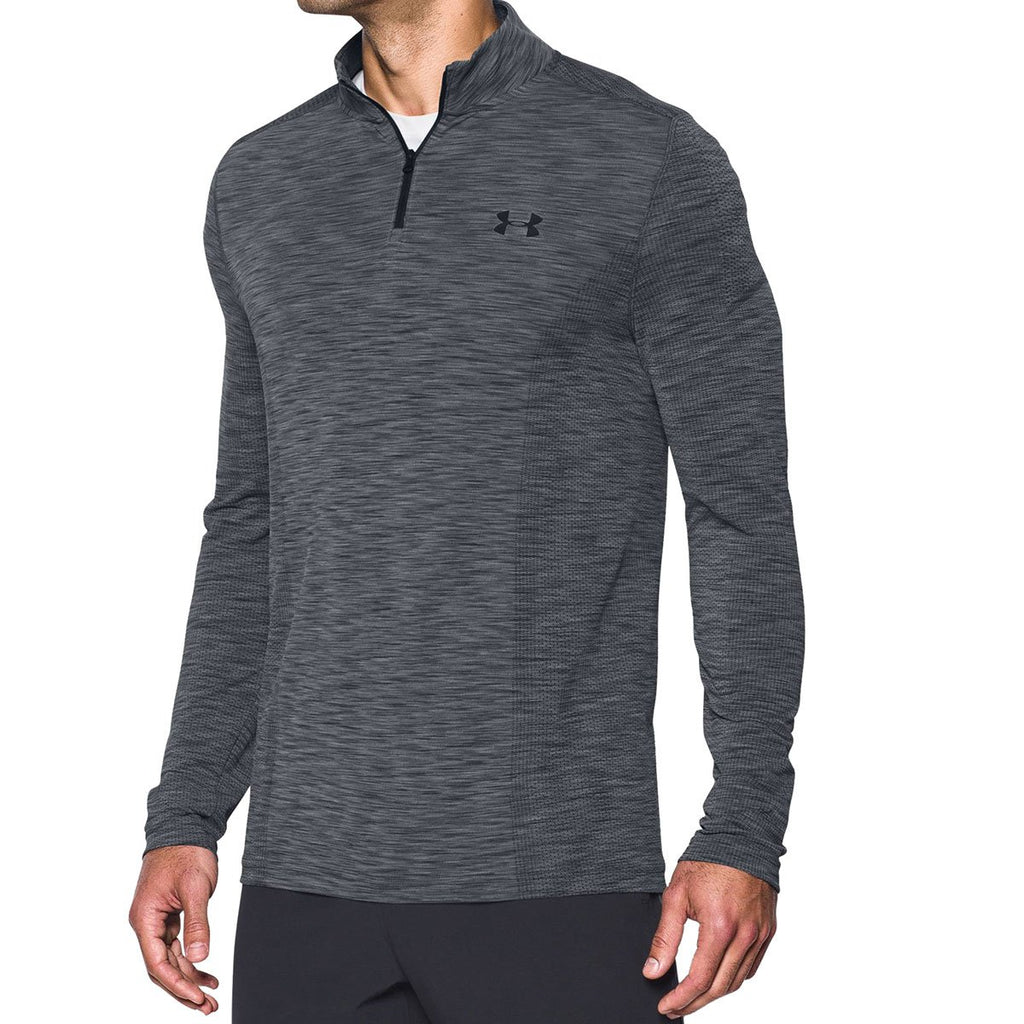 Under Armour Men's Graphite Threadborne Seamless 1/4 Zip