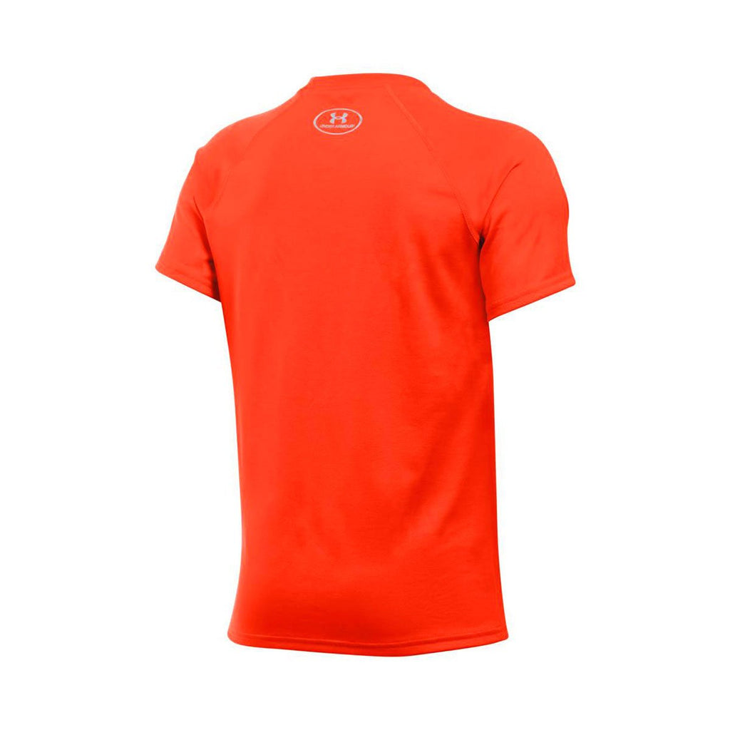 Under Armour Boy's Dark Orange Locker Tee 2.0