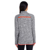 Holloway Women's Carbon Heather/Orange Force Training Top