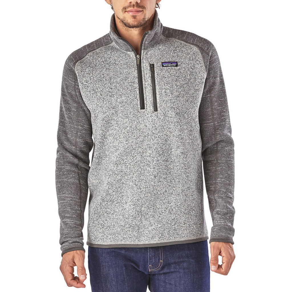 Patagonia Men's Nickel w/Forge Grey Better Sweater 1/4 Zip