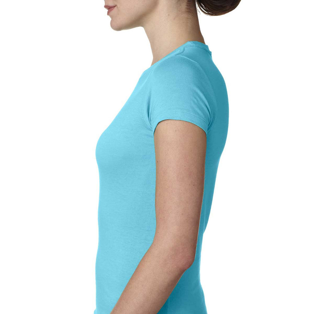 Next Level Women's Tahiti Blue Perfect Tee