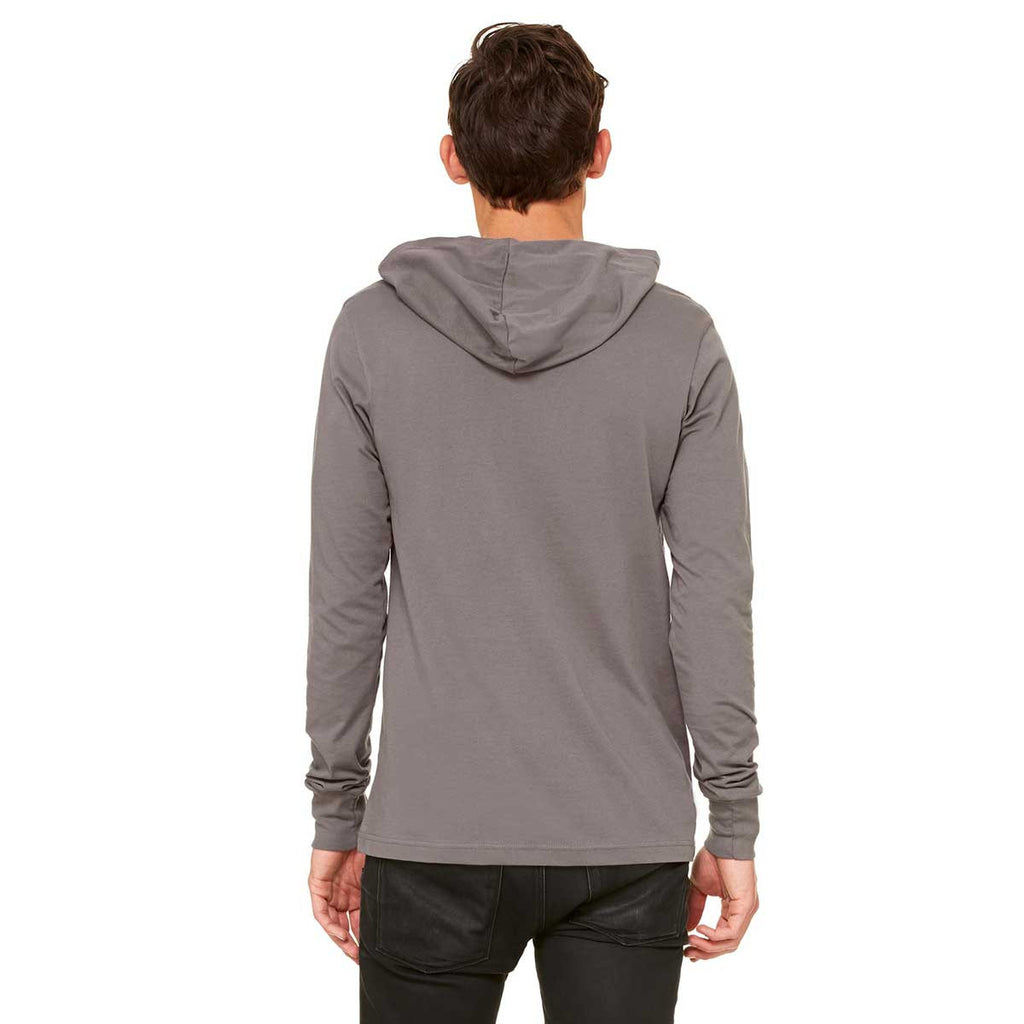 Bella + Canvas Unisex Asphalt Jersey Long-Sleeve Hoodie