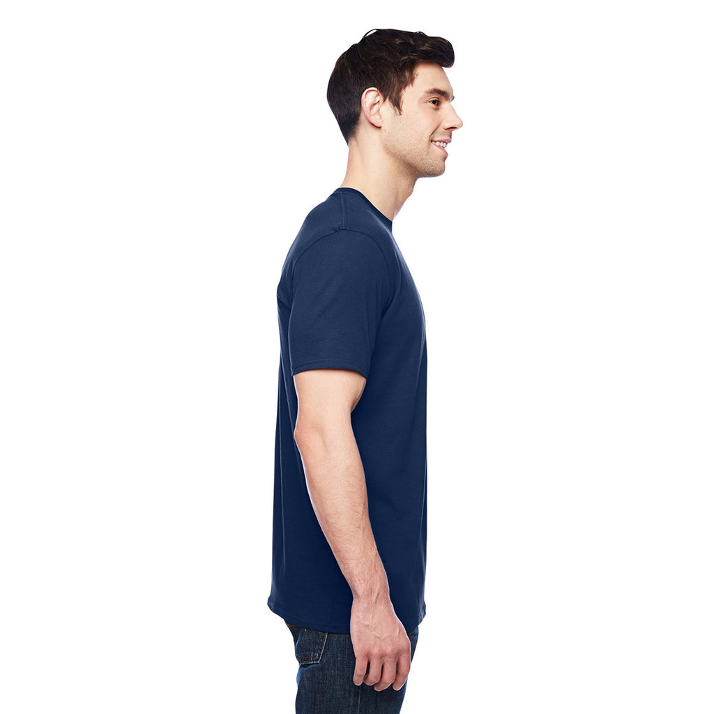 Anvil Men's Navy 3.2 oz. Featherweight Short-Sleeve T-Shirt