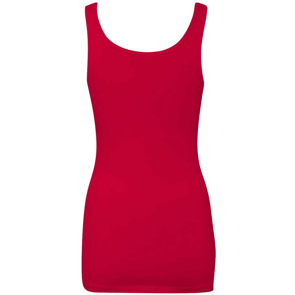 Next Level Women's Red Jersey Tank Top