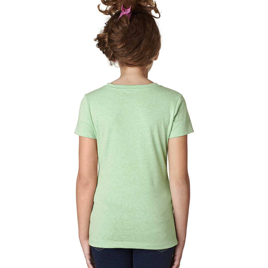 Next Level Girl's Apple Green Princess CVC Tee