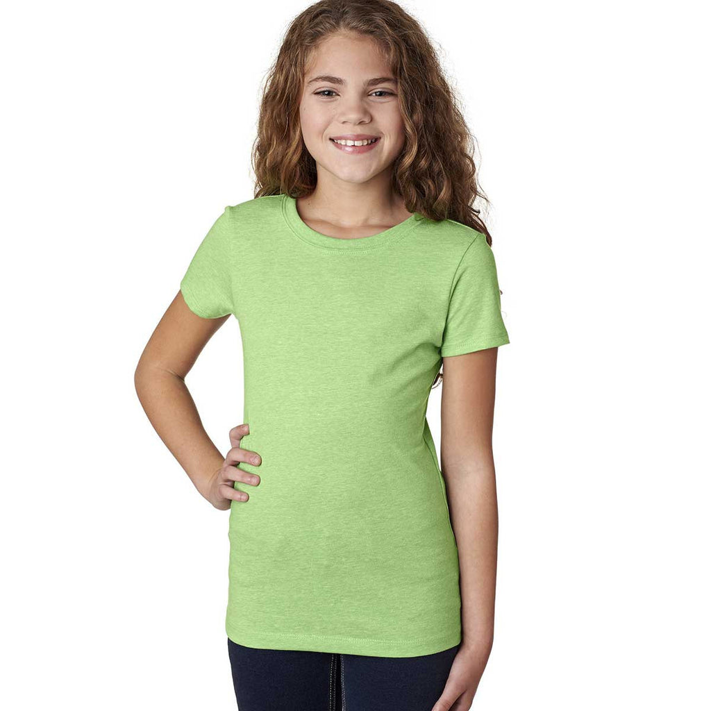 Next Level Girl's Apple Green Princess CVC Tee