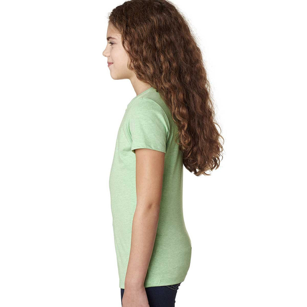 Next Level Girl's Apple Green Princess CVC Tee