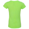 Next Level Girl's Neon Green Princess CVC Tee