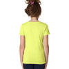 Next Level Girl's Neon Yellow Princess CVC Tee