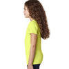 Next Level Girl's Neon Yellow Princess CVC Tee