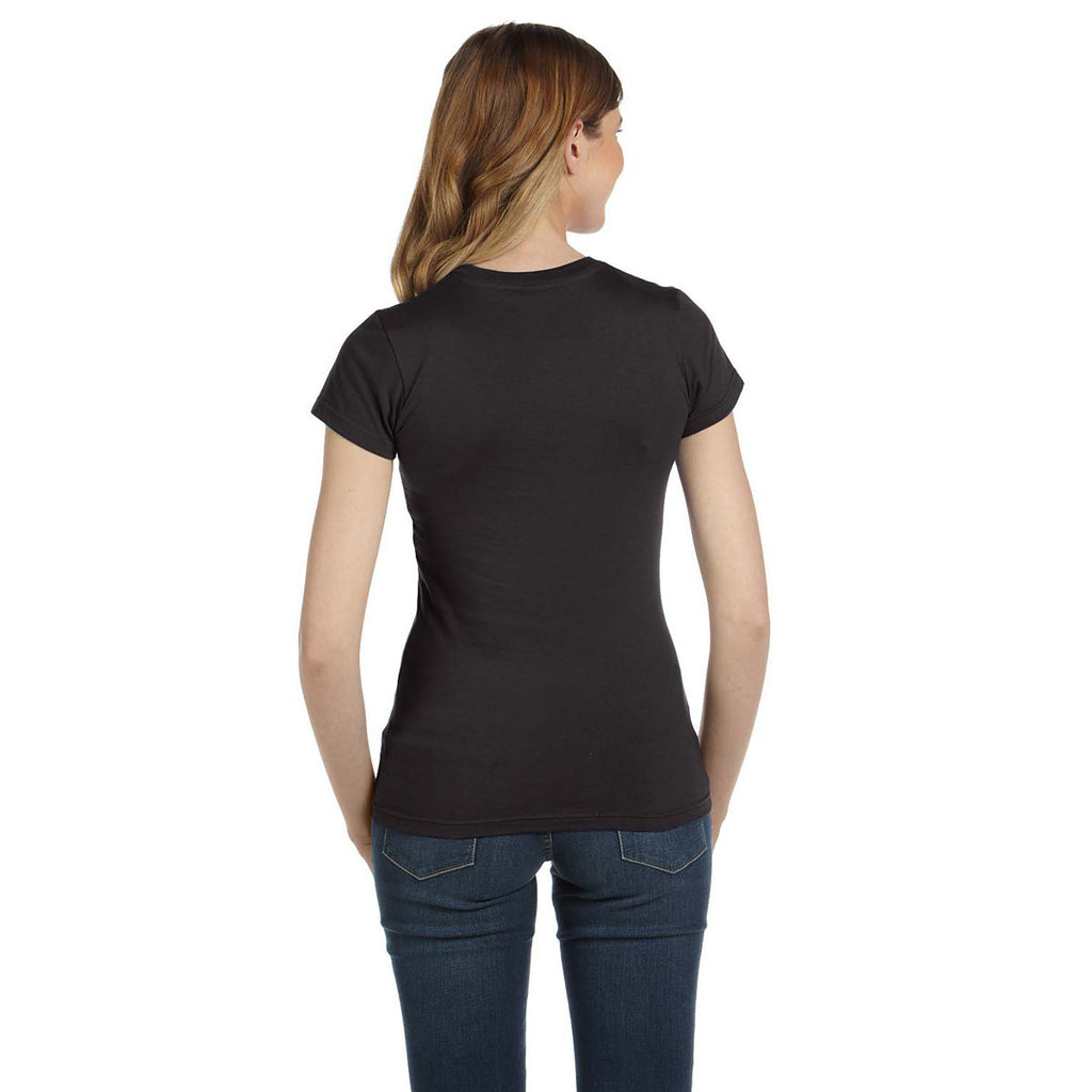 Anvil Women's Smoke Ringspun Fitted T-Shirt