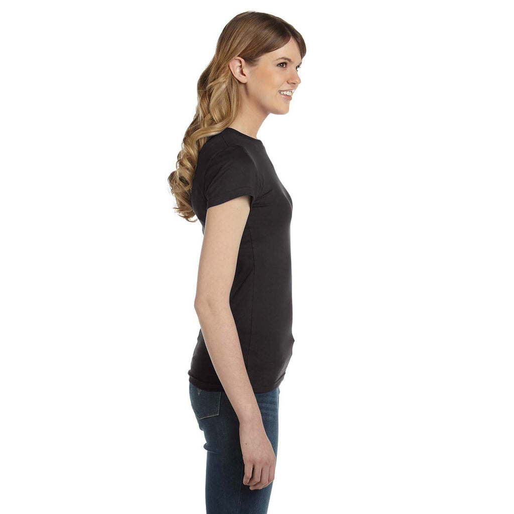 Anvil Women's Smoke Ringspun Fitted T-Shirt