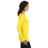 Anvil Women's Lemon Zest Ringspun Sheer Long-Sleeve Featherweight T-Shirt