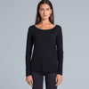 AS Colour Women's Black Stella Long Sleeve Tee