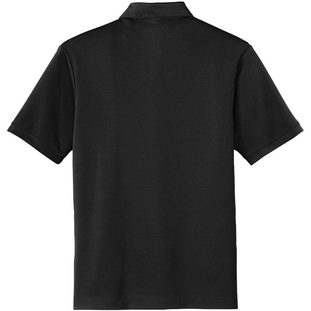 Nike Men's Black/Grey Dri-FIT S/S Colorblock Polo