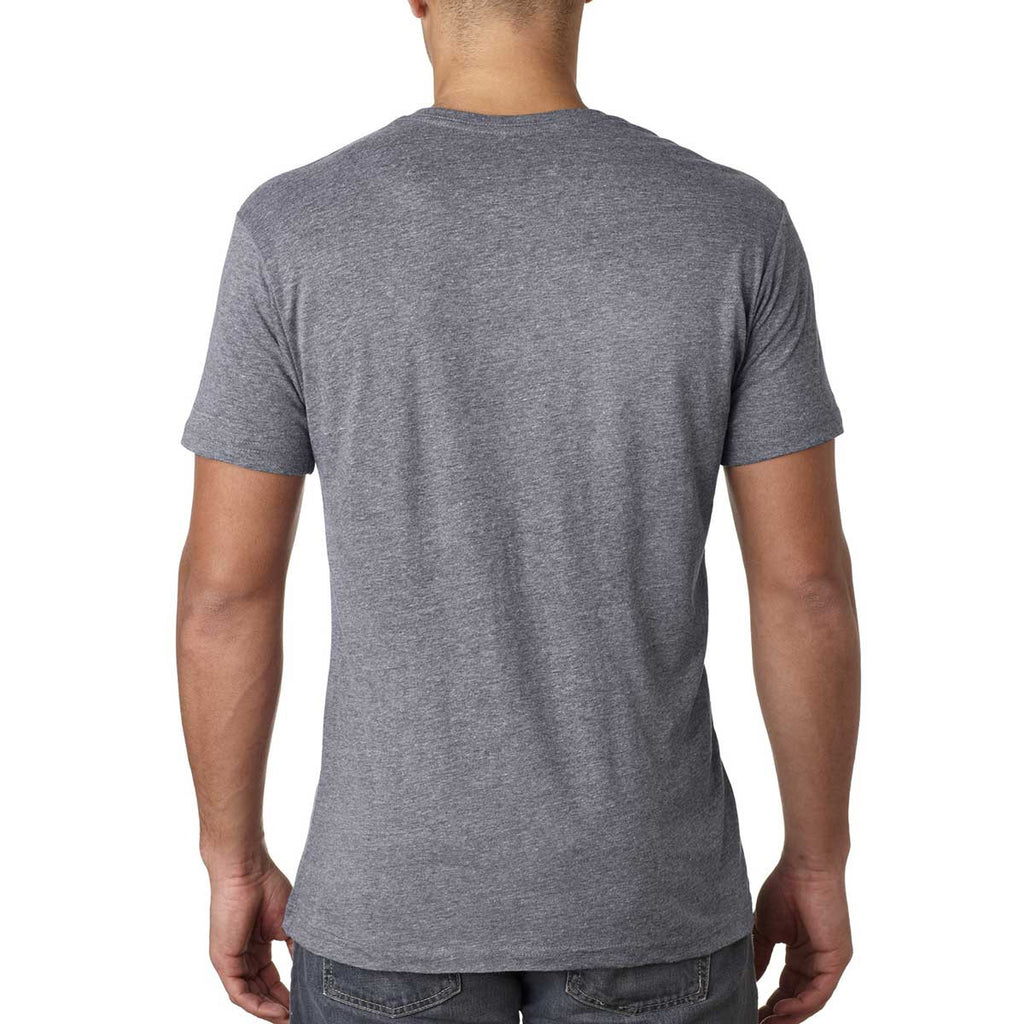 Next Level Men's Premium Heather Triblend V Neck Tee