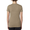 Next Level Women's Sage Poly/Cotton V Neck Tee