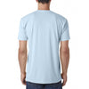 Next Level Men's Light Blue Premium Fitted Sueded Crew