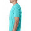 Next Level Men's Tahiti Blue Premium Fitted Sueded Crew