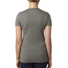 Next Level Women's Warm Gray CVC Deep V Tee