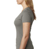 Next Level Women's Warm Gray CVC Deep V Tee