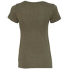 Next Level Women's Military Green Triblend Crew