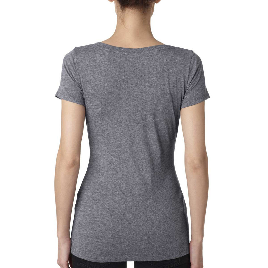 Next Level Women Premium Heather Triblend Scoop Tee