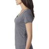 Next Level Women Premium Heather Triblend Scoop Tee