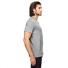 Anvil Men's Heather Grey Triblend V-Neck T-Shirt