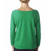 Next Level Women's Envy Terry Raw-Edge 3/4-Sleeve Raglan Tee