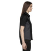 North End Women's Black Fuse Colorblock Twill Shirt