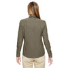 North End Women's Dark Oakmoss Excursion Utility Two-Tone Performance Shirt