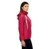 North End Women's Olympic Red Sirius Jacket with Embossed Print