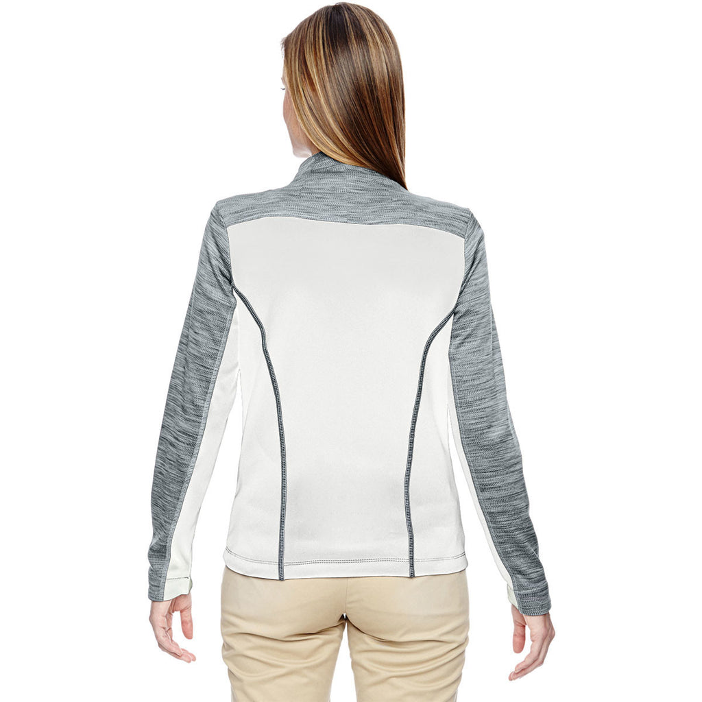 North End Women's Crystal Quartz Shuffle Performance Melange Interlock Jacket