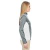 North End Women's Crystal Quartz Shuffle Performance Melange Interlock Jacket