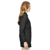 North End Women's Black Excursion Jacket with Fold Down Collar