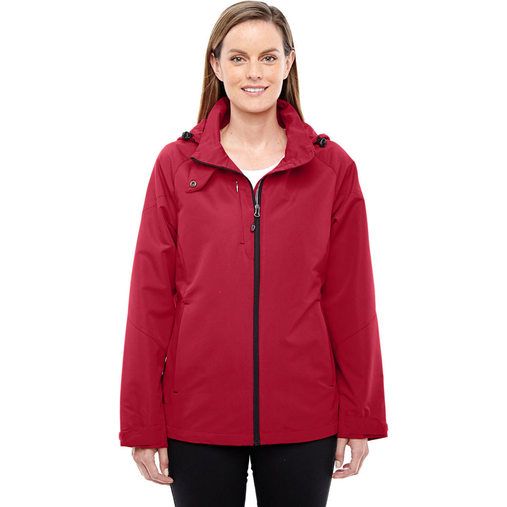 North End Women's Classic Red/Black Insight Interactive Shell Jacket