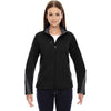 North End Women's Black Escape Bonded Fleece Jacket