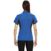 North End Women's Olympic Blue Serac Performance Zippered Polo