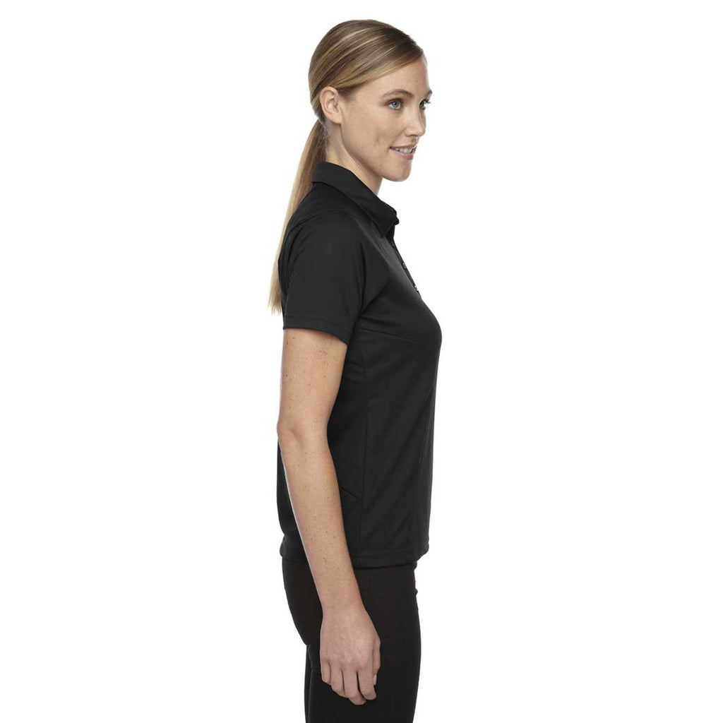 North End Women's Black Dolomite UTK Performance Polo