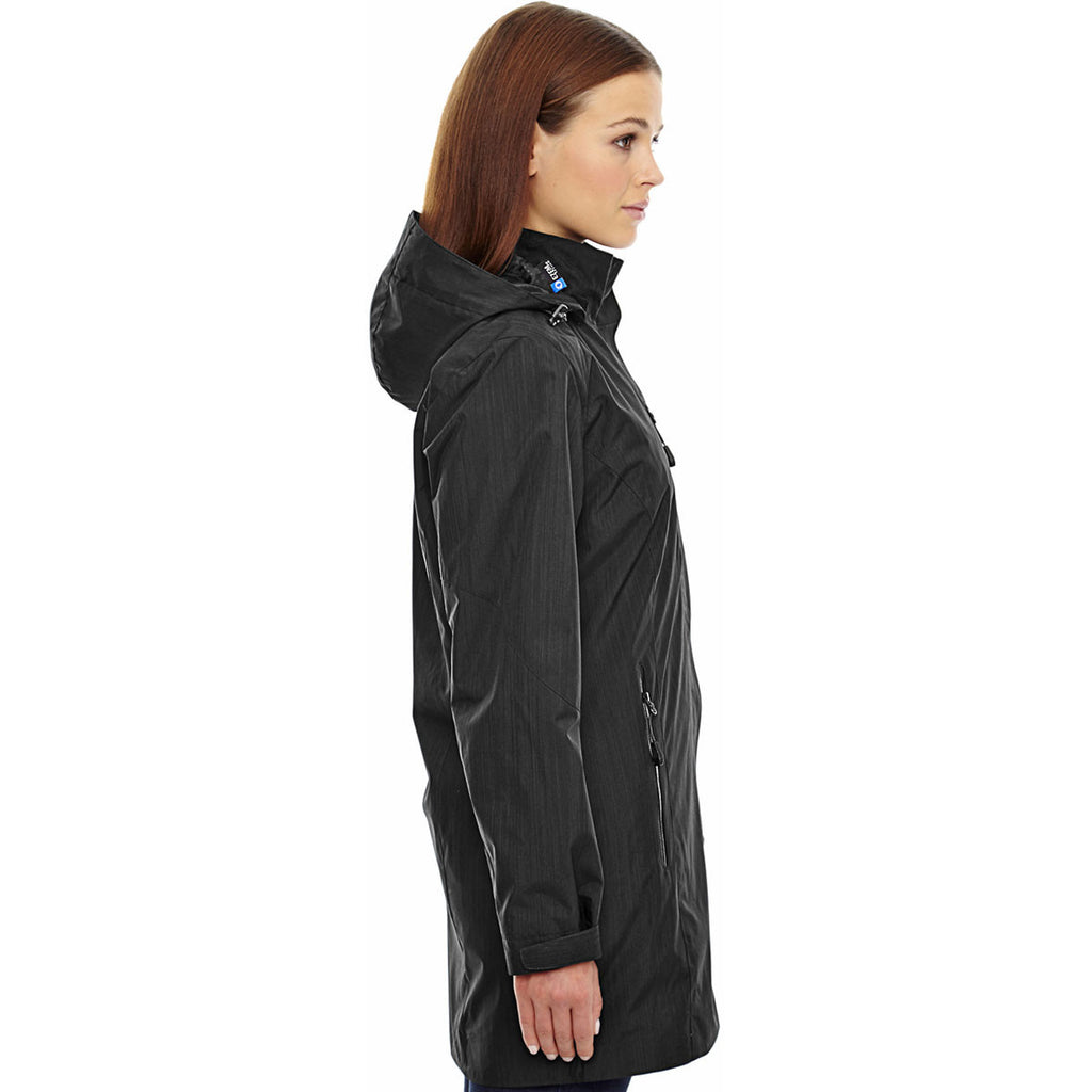 North End Women's Black Metropolitan Lightweight City Length Jacket