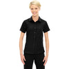 North End Women's Black Charge Performance Short-Sleeve Shirt