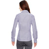 North End Women's Royal Purple Precise Two-Ply 80'S Dobby Taped Shirt