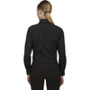 North End Women's Black Performance Shirt with Roll-Up Sleeves