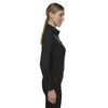 North End Women's Black Performance Shirt with Roll-Up Sleeves